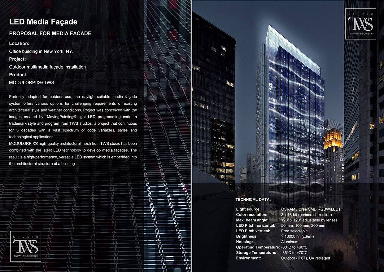 Tim White-Sobieski art and design projects in architecture and contemporary art